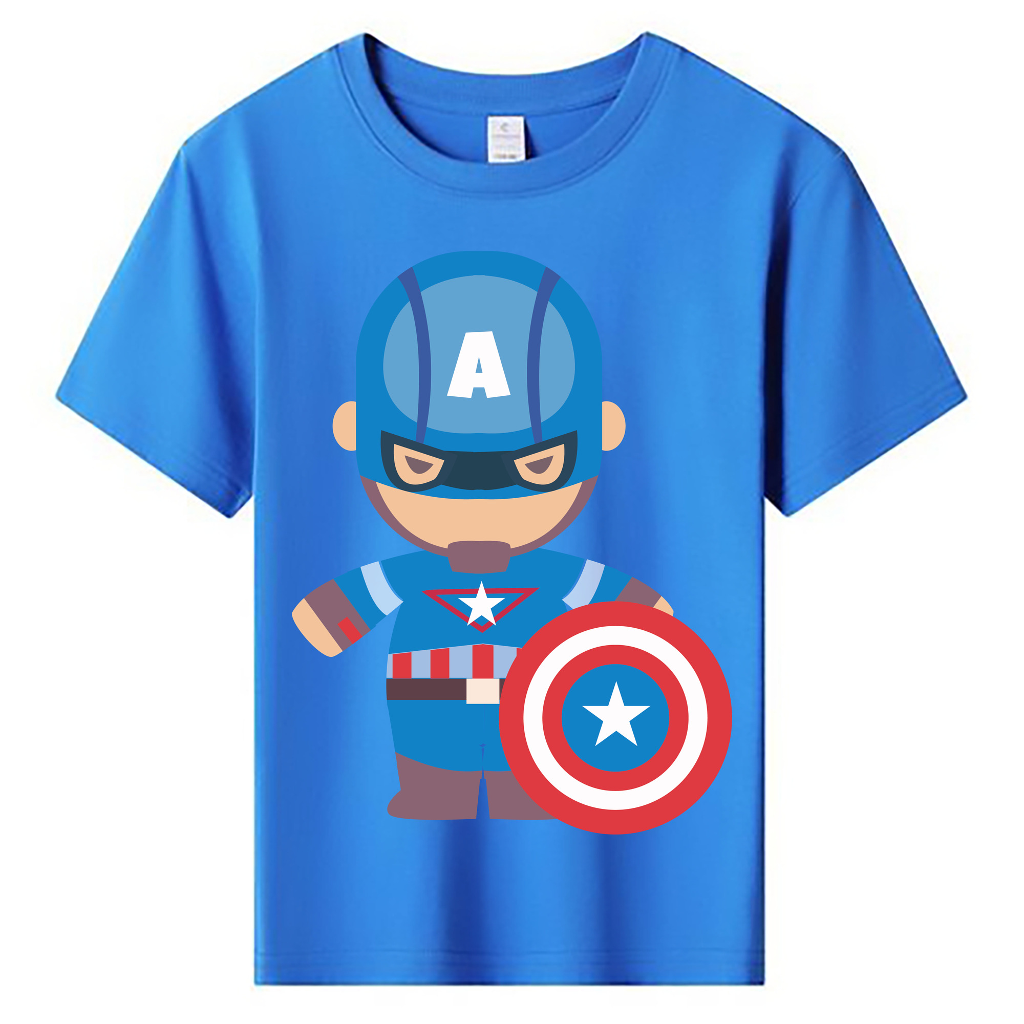 （画像用） アベンジャーズ The Avengers 綿100％キッズTシャツ（フロントプリント）